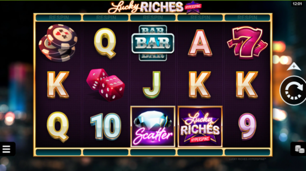 Lucky Riches là phiên bản mới nhất của trò chơi slots game kim cương. Tại Lucky Riches bạn có thể giành được số tiền cược lên đến 480 lần khi bạn quay các cuộn. Ngoài ra, trò chơi còn trang bị thêm 243 cách để giành chiến thắng. Đặc biệt, nếu bạn kích hoạt Hyperspins và cũng có một vòng quay thưởng vòng quay miễn phí, hoàn thành với Hệ số nhân 3x vô cùng hấp dẫn. Hãy đến SHBET trò chơi trực tuyến để biết thêm thông tin nhé .