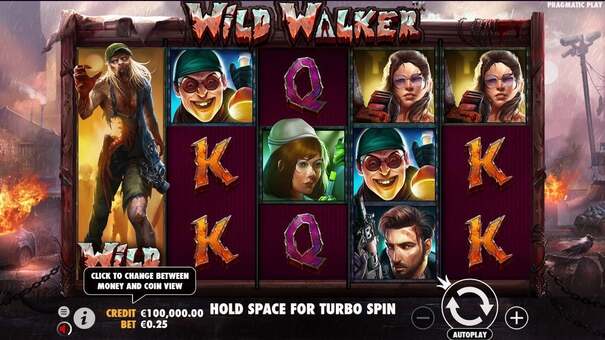 Wild Walker là trò chơi lôi cuốn người chơi bởi tỷ lệ trả thưởng trong game lên tới 96,55%. Tức là người chơi đạt giải thưởng cao nhất lên tới 4,900 x tiền cược. Ngoài ra bạn có thể nhận được vòng quay miễn phí với 25 dòng tiền cược kì hấp dẫn. Với đồ họa đầy ấn tượng giúp người chơi khi vào game này như bước vào thế giới zombies. Hãy đến SHBET trò chơi trực tuyến để biết thêm thông tin nhé .