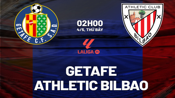 Nhận định Getafe vs Athletic Bilbao 2h00 ngày 4/5 (La Liga 2023/24). Hãy đến SHBET thể thao trực tuyến để biết thêm thông tin .