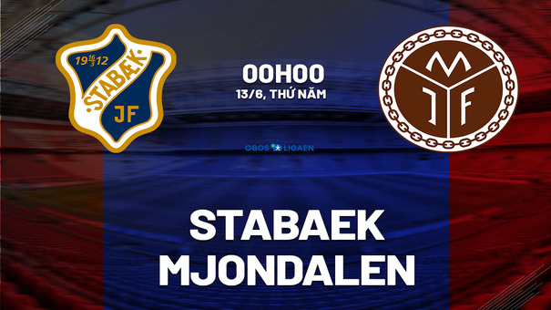 Nhận định Stabaek vs Mjondalen 0h00 ngày 13/6 (Hạng 2 Na Uy 2024). Hãy đến SHBET thể thao trực tuyến để biết thêm thông tin.