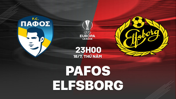 Nhận định bóng đá Pafos vs Elfsborg 23h00 ngày 18/7 (Europa League 2024/25). Hãy đến SHBET thể thao trực tuyến .