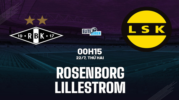 Nhận định - dự đoán Rosenborg vs Lillestrom 0h15 ngày 22/7 (VĐQG Na Uy 2024). Hãy đến SHBET thể thao trực tuyến.