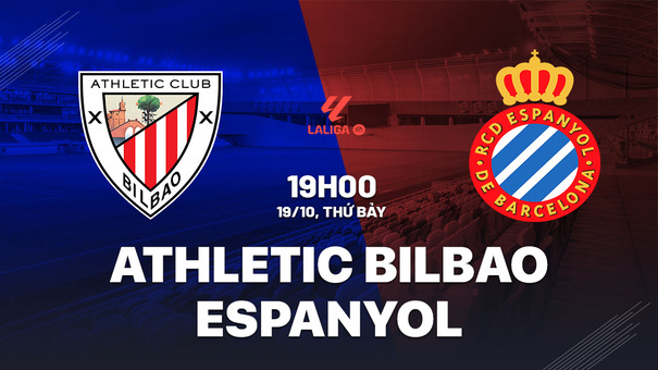 Nhận định Athletic Bilbao vs Espanyol 19h00 ngày 19/10 (La Liga 2024/25). Hãy đến SHBET thể thao trực tuyến.