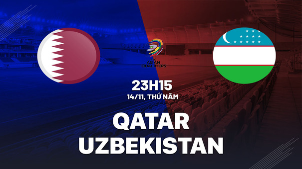 Nhận định bóng đá Qatar vs Uzbekistan 23h15 ngày 14/11 (Vòng loại World Cup 2026). Hãy đến SHBET thể thao trực tuyến.